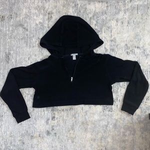 Active Wear Cropped Hoodie